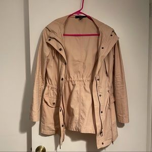 Forever 21 light pink trench coat
